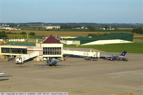 Cedar rapids eastern iowa airport - FM161400 35009KT P6SM OVC025. The Eastern Iowa, Cedar Rapids, IA (CID/KCID) flight tracking (arrivals, departures, en route, and scheduled flights) and airport status. 